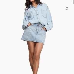 Good American Denim Mini Dress
